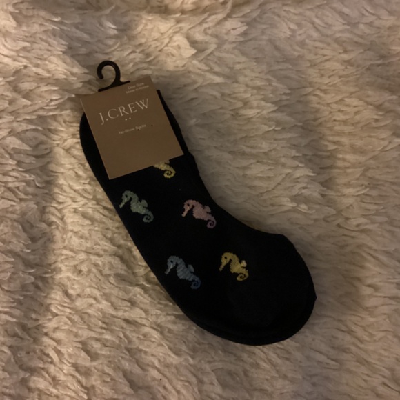 Jcrew Factory Seahorse no-show socks - Picture 3 of 3